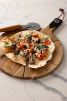 Pizza Board with Pizza Cutter - Twirls + Twigs