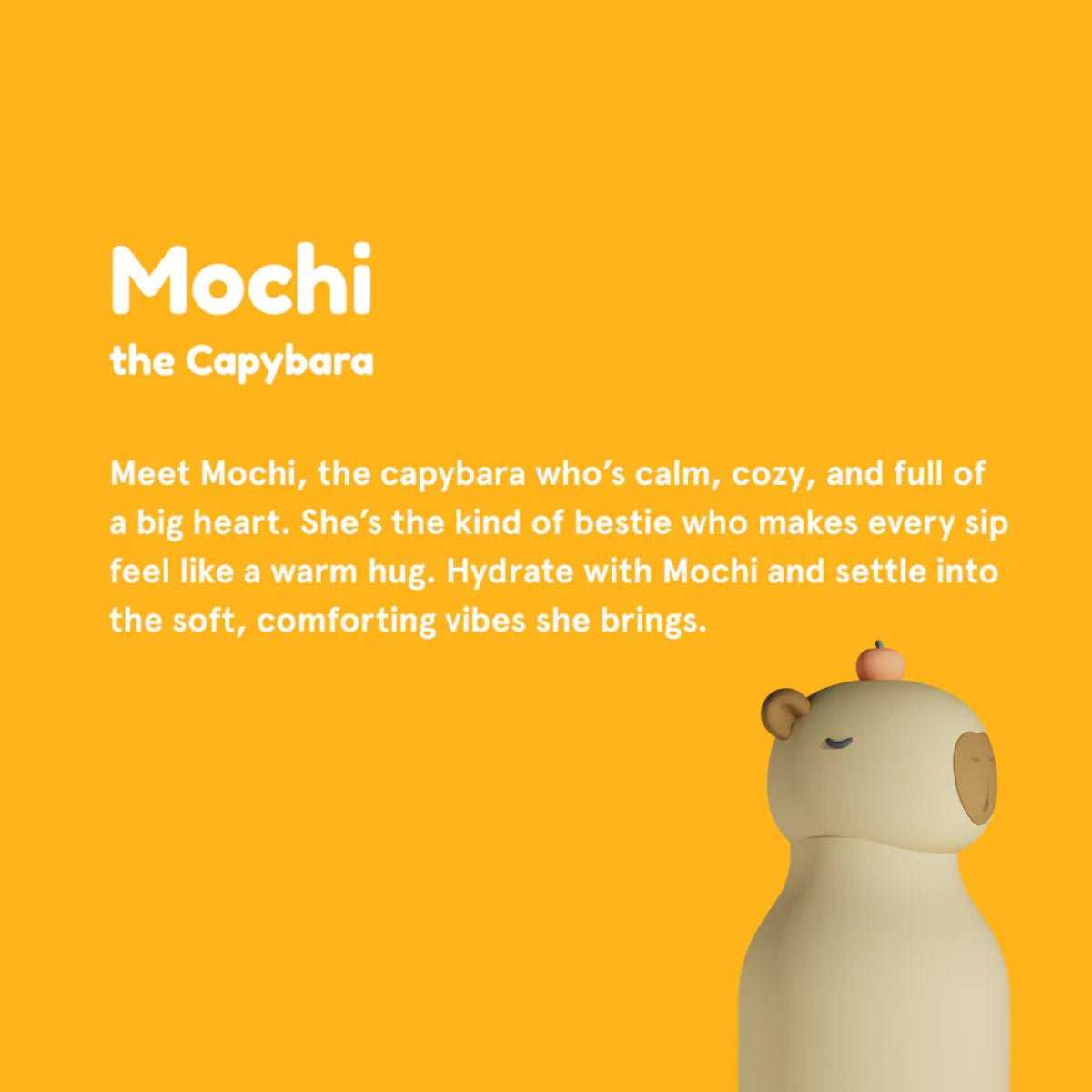 Capybara Bestie Bottle - Twirls + Twigs