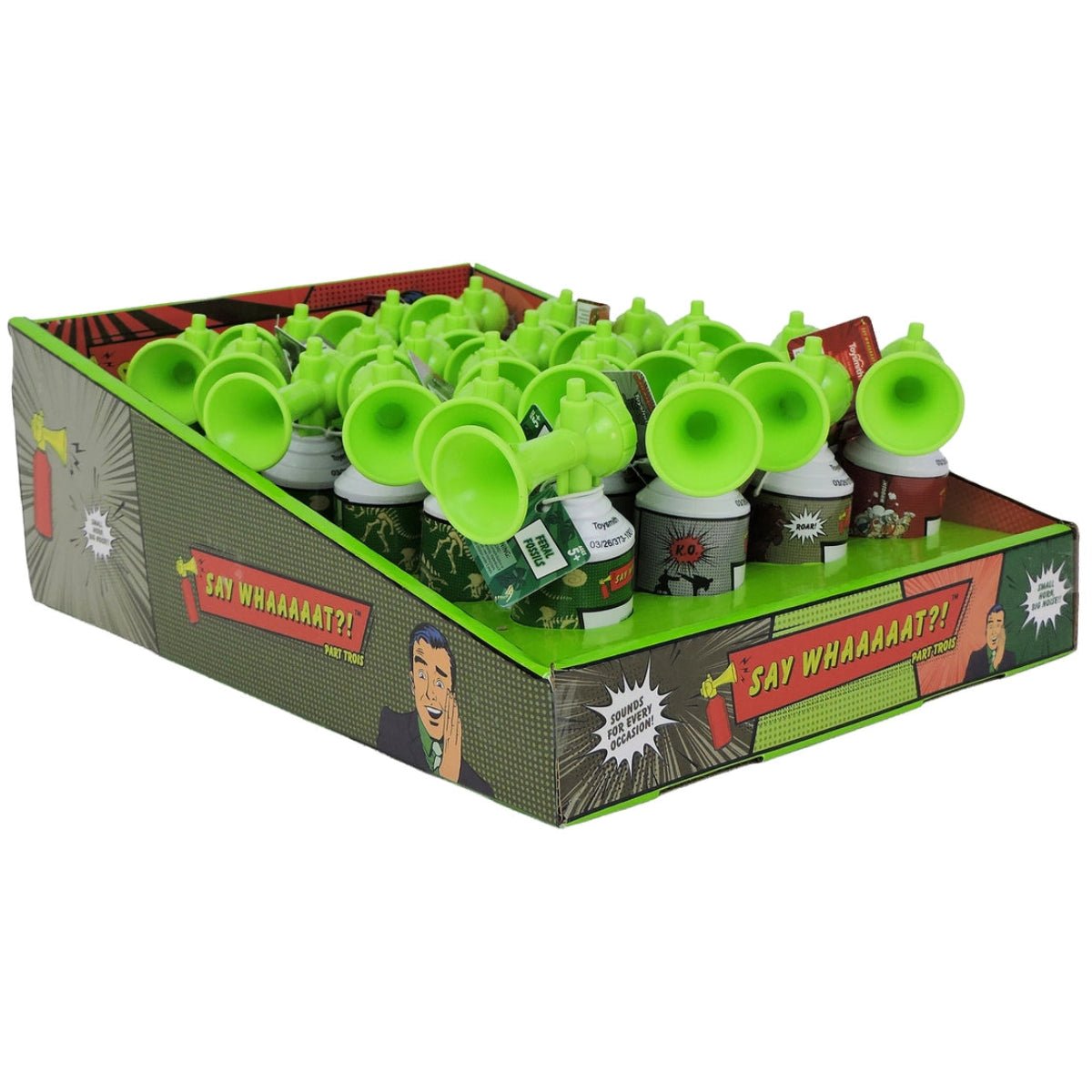 Say Whaaaaat?! Mini Air Horns Trois - Twirls + Twigs