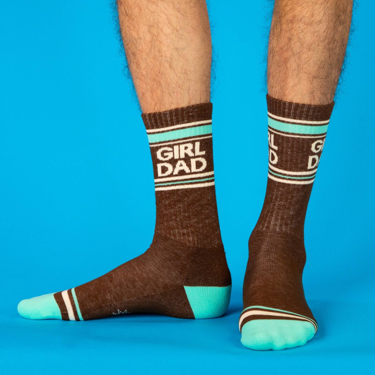 Girl Dad Gym Crew Socks - Twirls + Twigs