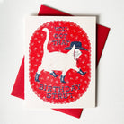 Birthday Strut - Risograph Card - Twirls + Twigs