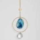 Stone Suncatcher - Sun/Blue Agate - Twirls + Twigs