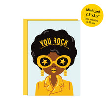  Lucy Loves Paper - Mini You Rock | Enclosure Size Everyday Card