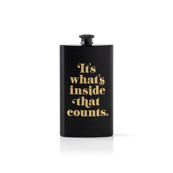 It's What's Inside That Counts Pocket Flask