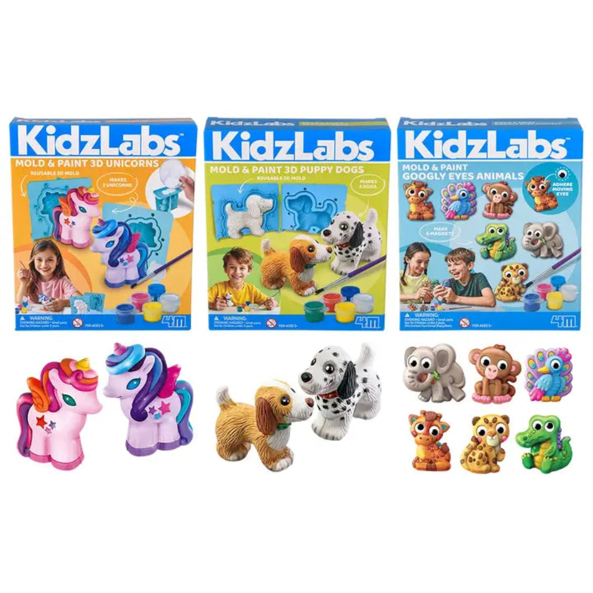 Mould & Paint kits - Twirls + Twigs