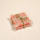 Table Talk Acrylic Coaster Set–Everbloom Dusty Rose - Twirls + Twigs