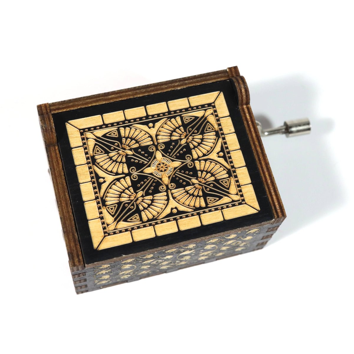 Funny Twinkle Twinkle Hand - Crank Music Box - Wooden Lasered - Twirls + Twigs