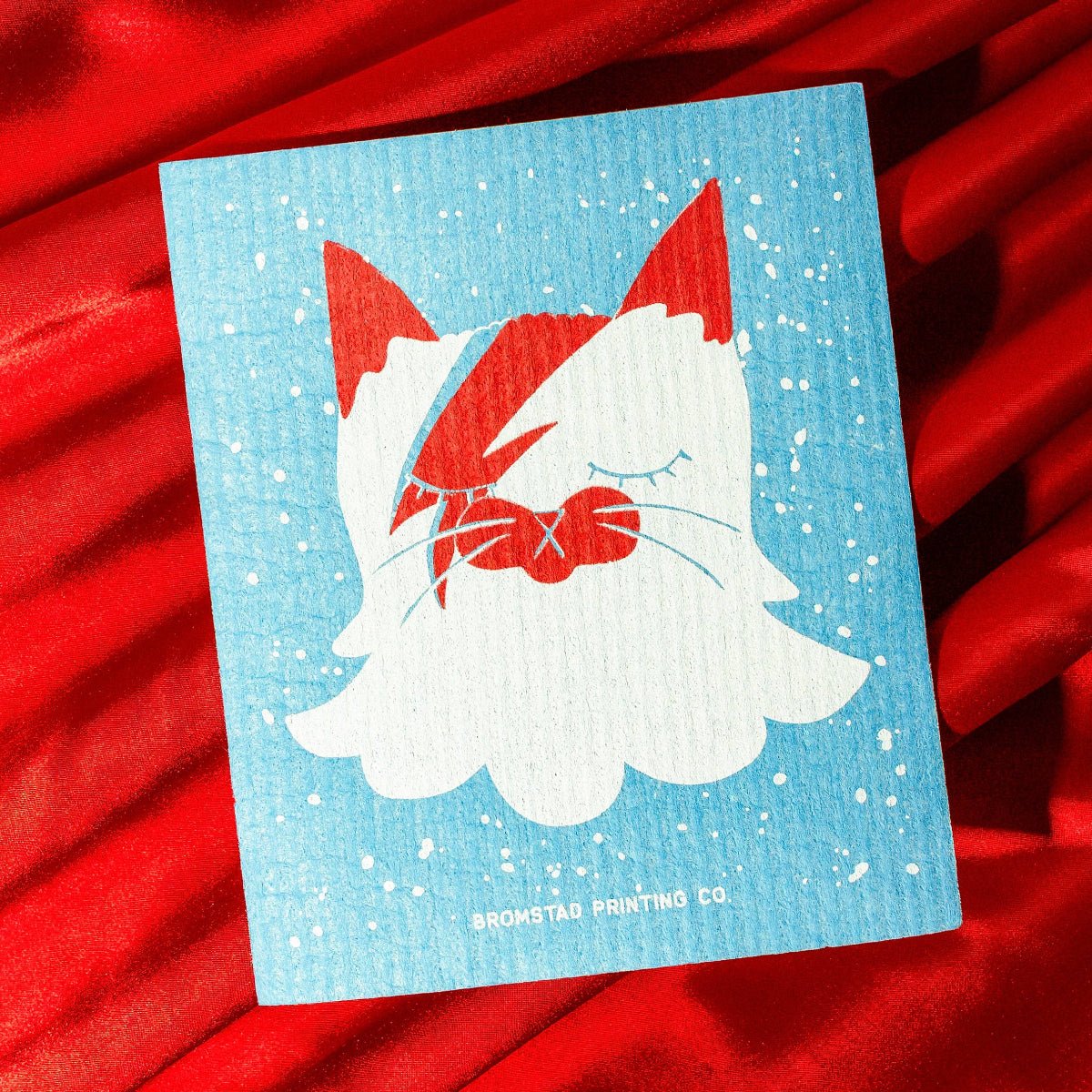 Bowie Cat - Swedish Dishcloth - Twirls + Twigs