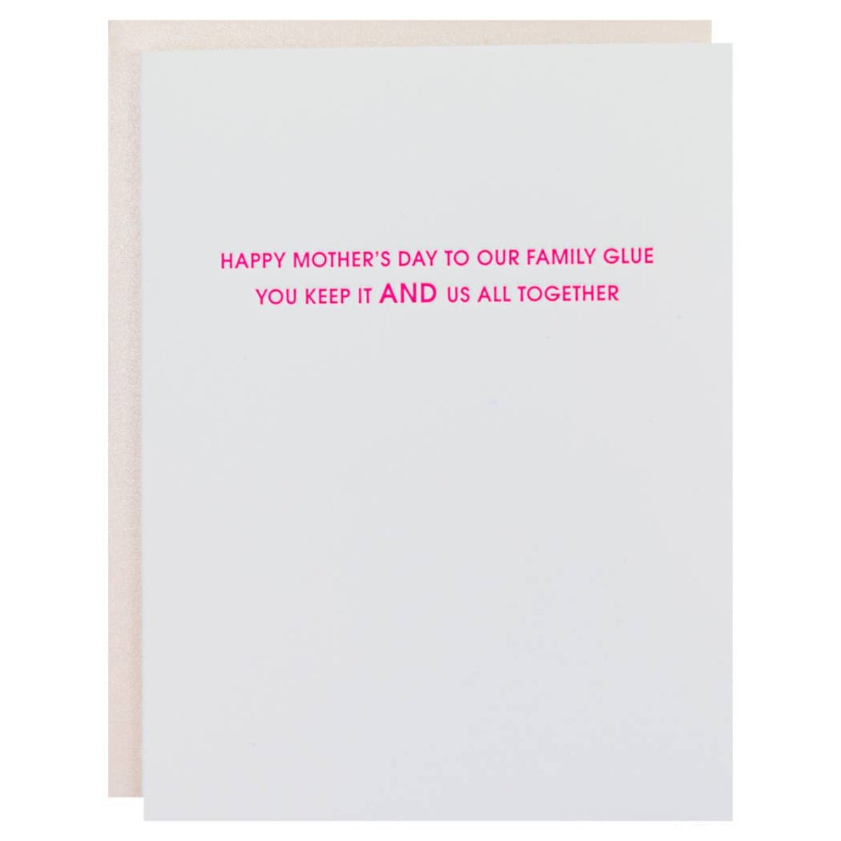 Our Family Glue, Keeping Us Together - Mother's Day Card - Twirls + Twigs