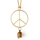 Air Element Peace Bell Wind Chime - Fair Trade Garden - Twirls + Twigs
