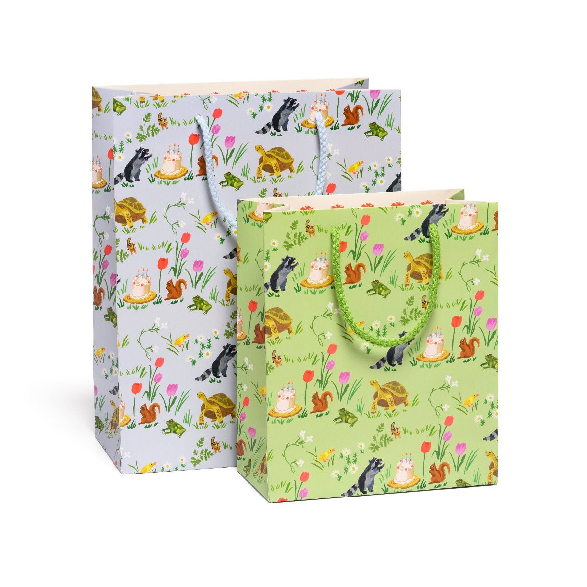 Critter Birthday Gift Bags: Medium - Twirls + Twigs