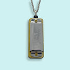 Silver Harmonica Necklace: 32 Inches - Twirls + Twigs