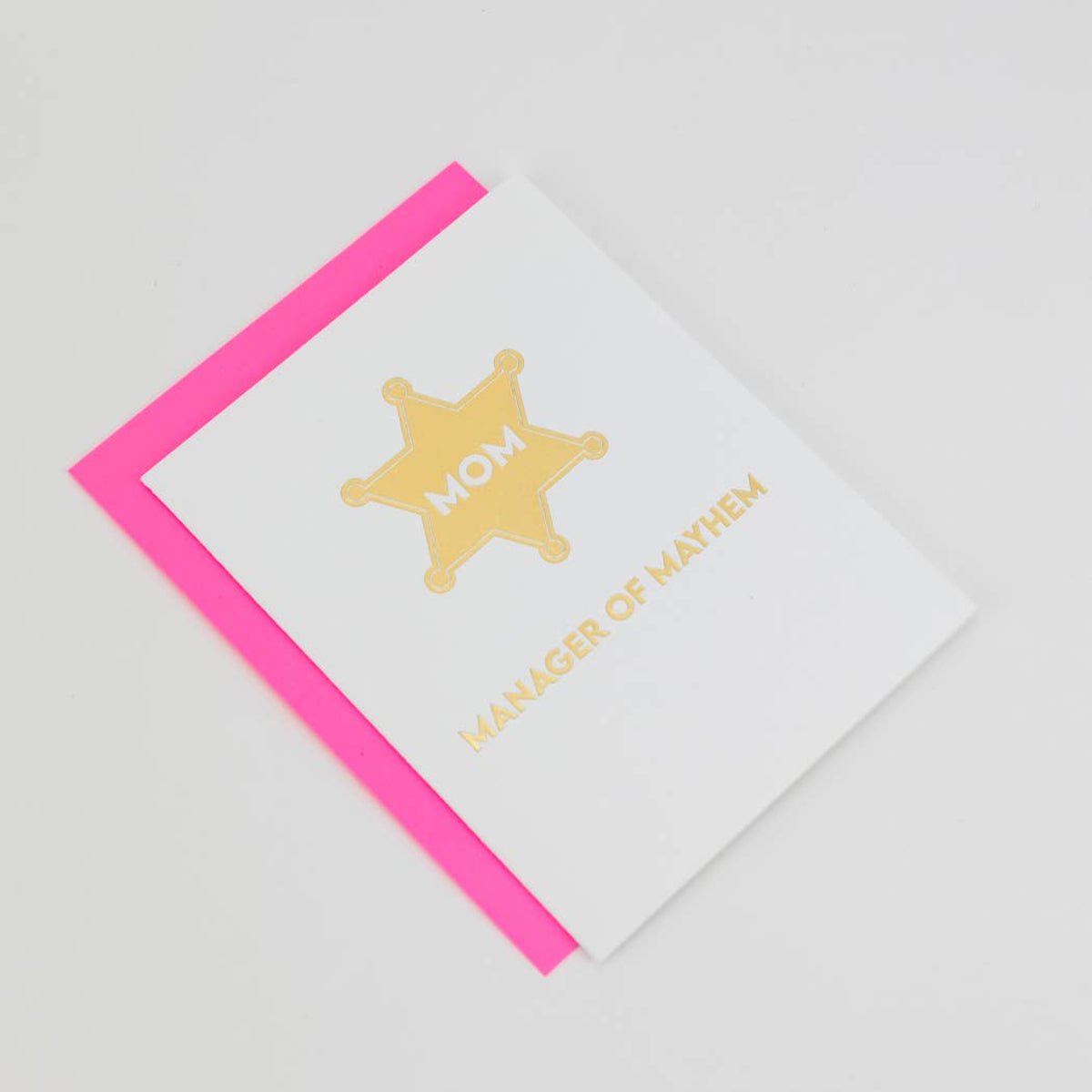 Mom - Manager of Mayhem - Mother's Day Card - Twirls + Twigs