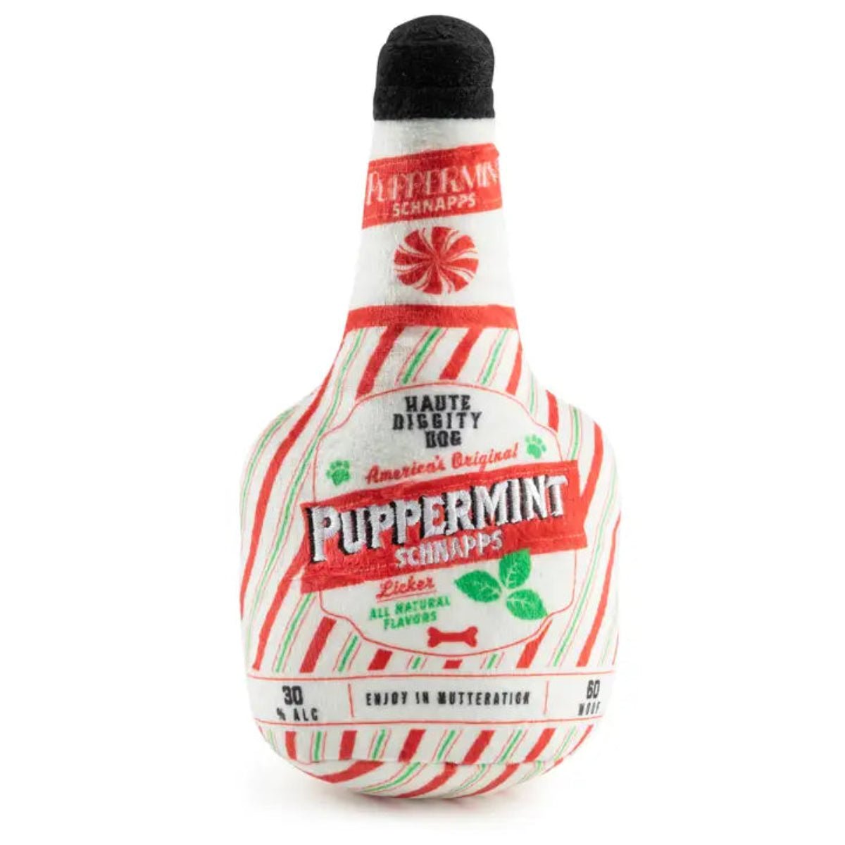 Puppermint Schnapps Stocking Stuffers Christmas Dog Toys - Twirls + Twigs