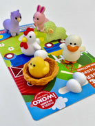 Chicken & Friends Erasers Card Iwako - Twirls + Twigs