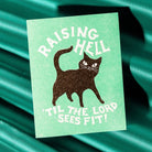 Raising Hell - Risograph Card - Twirls + Twigs