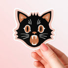 Spooky Kitty Sticker - Twirls + Twigs