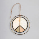 Stained Glass Light Catcher - Peace Sign - Twirls + Twigs