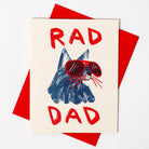 Rad Dad - Risograph Card - Twirls + Twigs