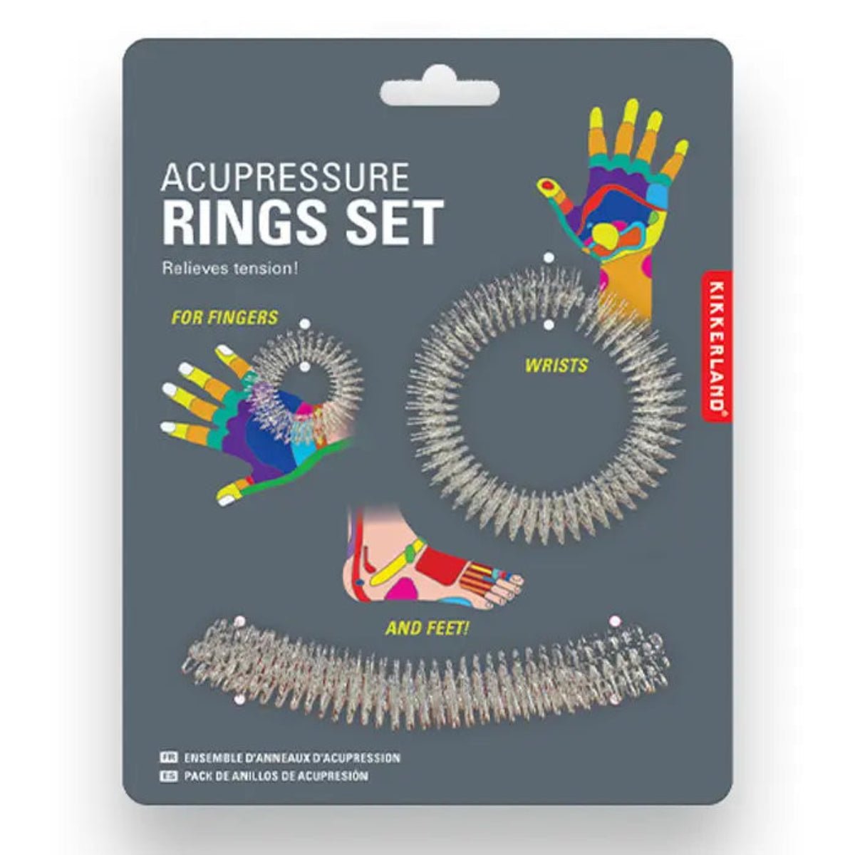 Acupressure Rings Set - Twirls + Twigs