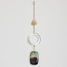 Stone Suncatcher - Sun Rays/Black/Blue Agate - Twirls + Twigs