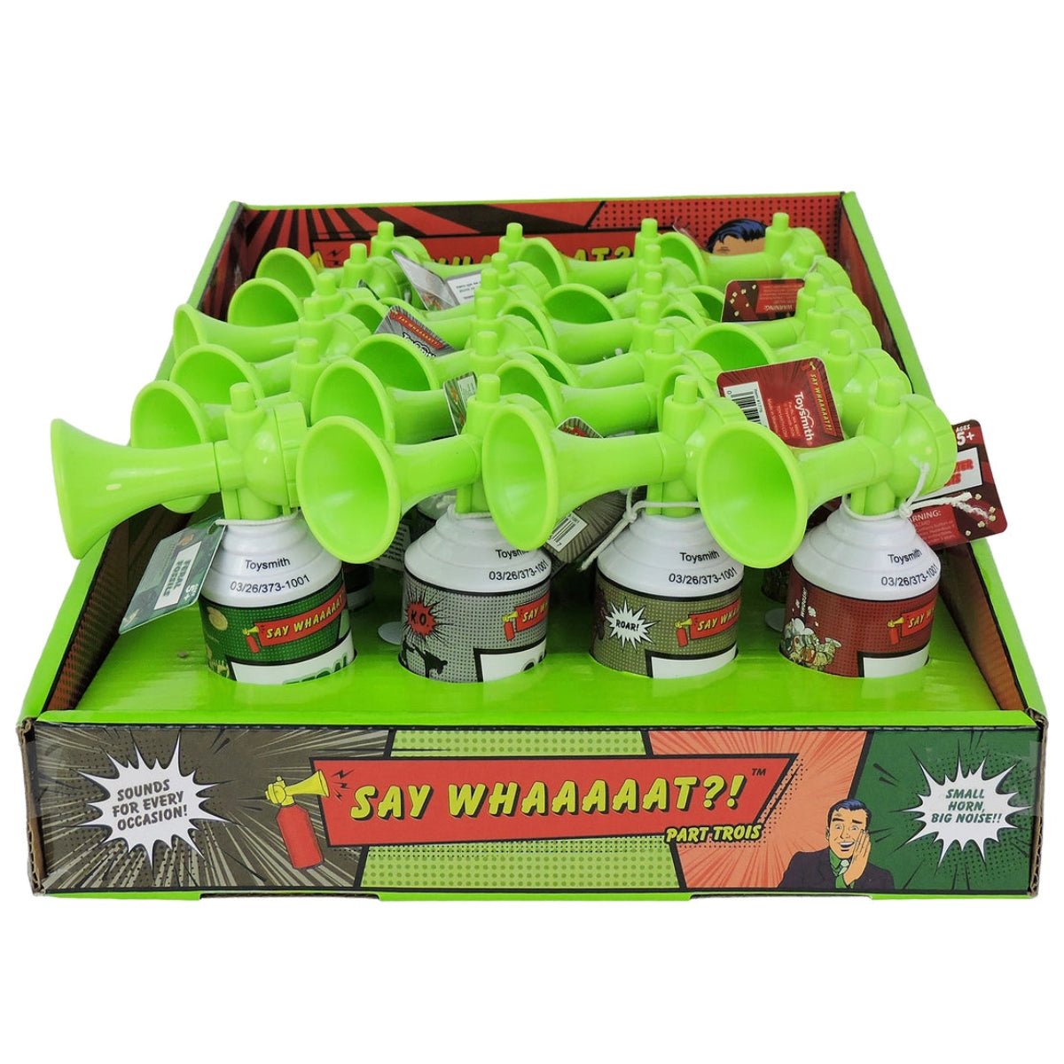 Say Whaaaaat?! Mini Air Horns Trois - Twirls + Twigs