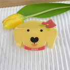Cartoon Animal Design Hair Clips with Flower Accents: Chicken - Twirls + Twigs