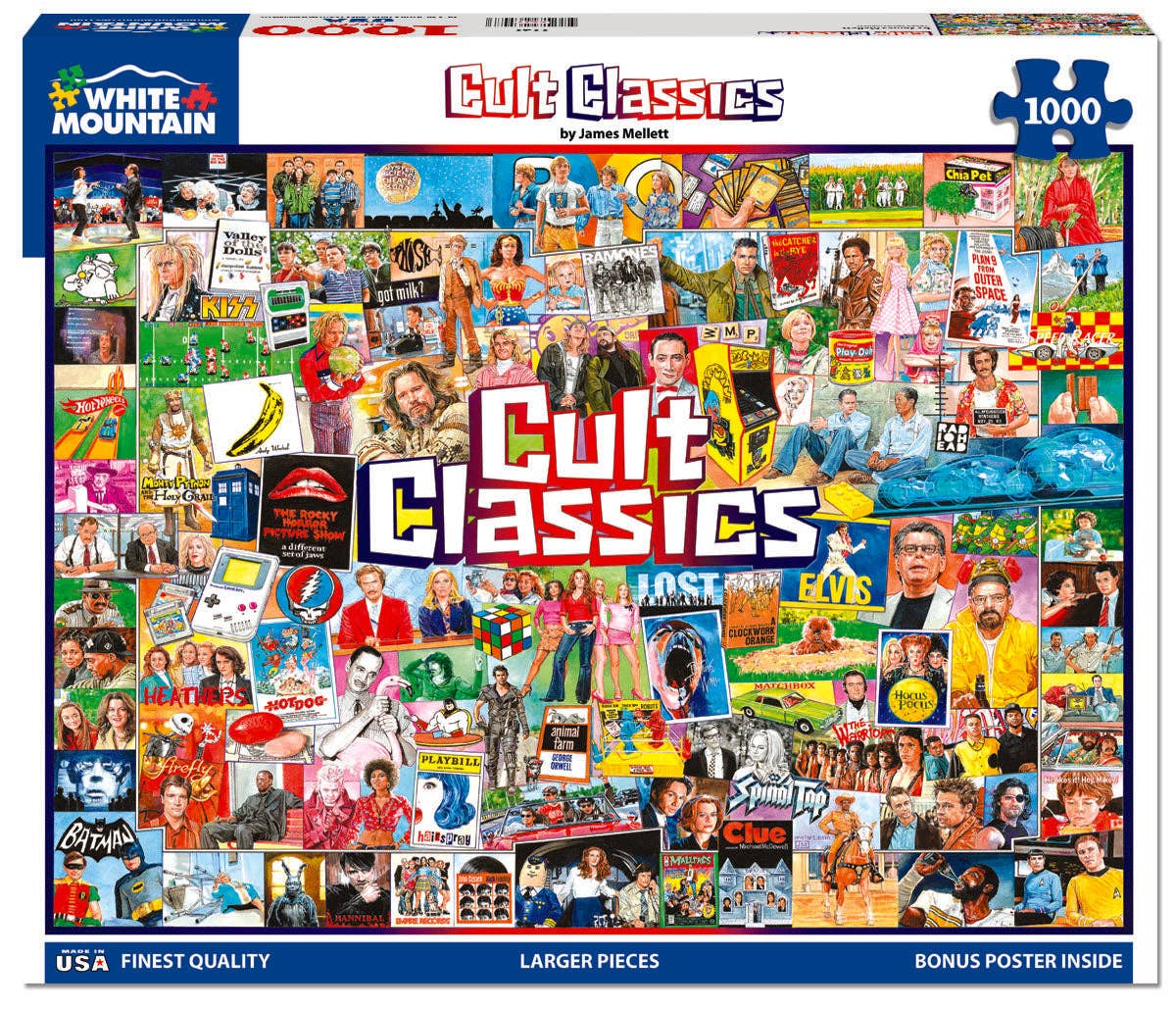 Cult Classics (2242pz) - 1000 Piece Jigsaw Puzzle - Twirls + Twigs