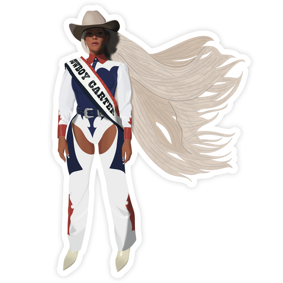 Bey Cowboy  Sticker