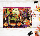 A Haunted Halloween 500-piece Jigsaw Puzzle - Twirls + Twigs