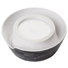 Black Checker Chewy Vuiton Dog or Cat Bowl - Twirls + Twigs