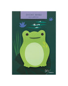 Frog Die Cut Sticky Notes - Twirls + Twigs