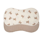 Bamboo Muslin Burp Cloth Set 2 - Pack (Teddy/Taupe) - Twirls + Twigs