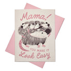 Mama Possum - Risograph Mother's Day Card - Twirls + Twigs