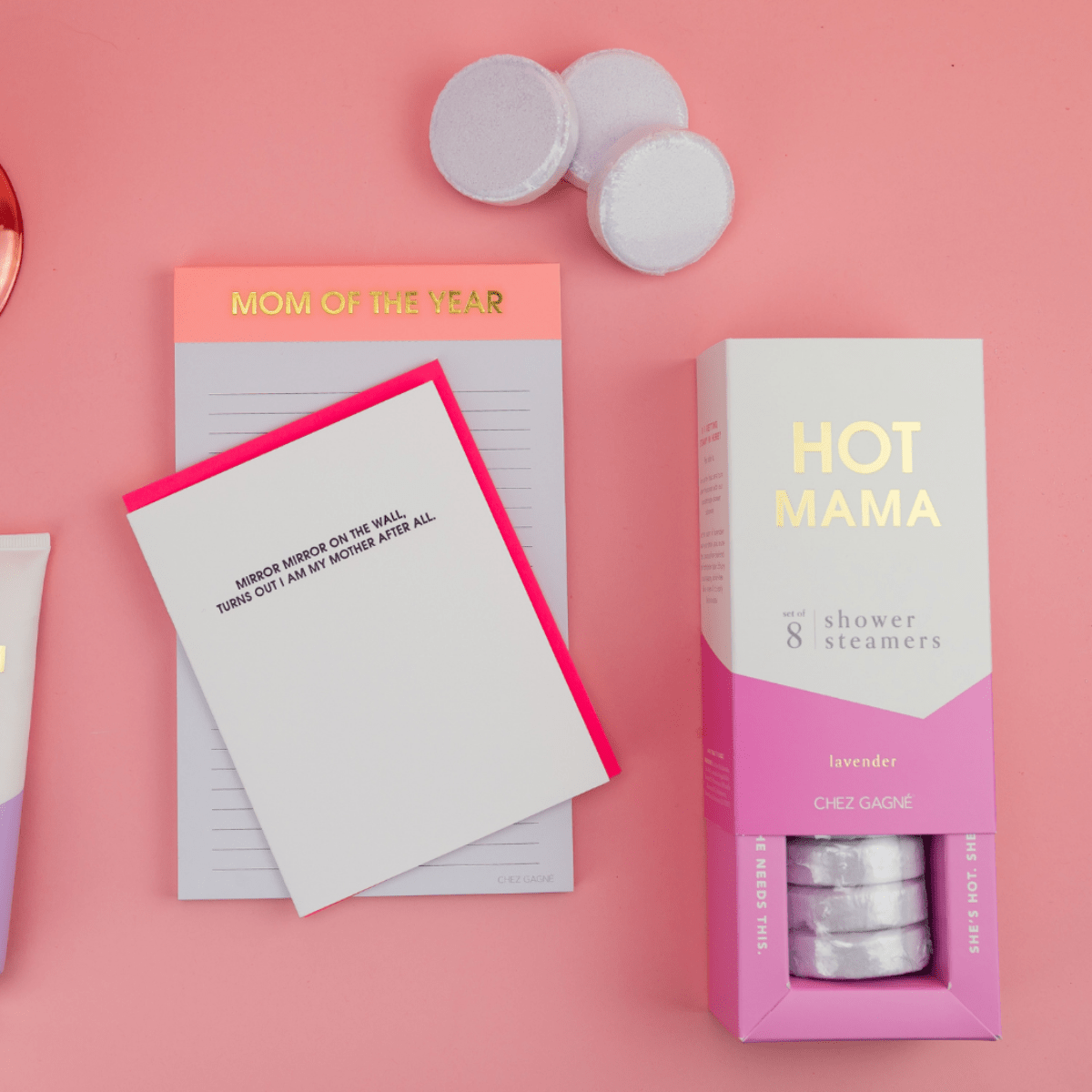 Hot Mama Shower Steamers - Lavender - Mother's Day Gift Set - Twirls + Twigs