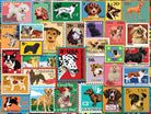Dog Stamps (1997pz) - 500 Piece Jigsaw Puzzle - Twirls + Twigs