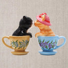 Teacup Kittens Salt and Pepper Shaker Set - Twirls + Twigs
