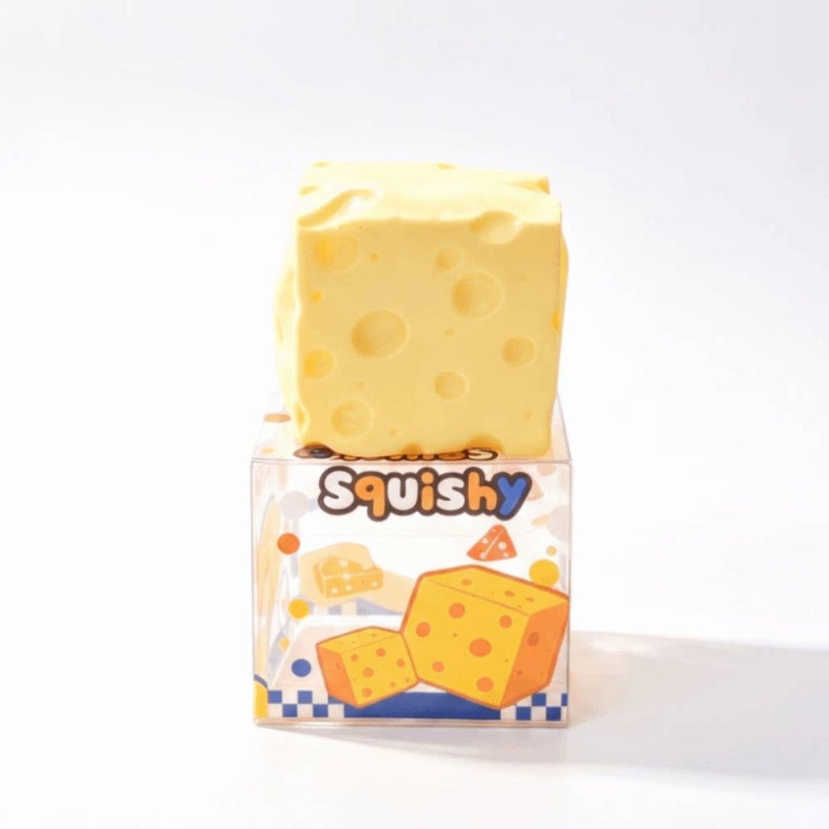 Vaseline Cheese Cube Squishy Toy – Coconut Oil Filled - Twirls + Twigs