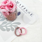 50pcs Candy - Colored Towel Ring Set High Elastic Hair Ties: Green - Twirls + Twigs