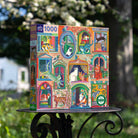 Cats in Windows 1000 Piece Square Puzzle - Twirls + Twigs