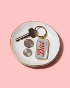 Diet Soda Can Enamel Keychain Bag Charm - Twirls + Twigs