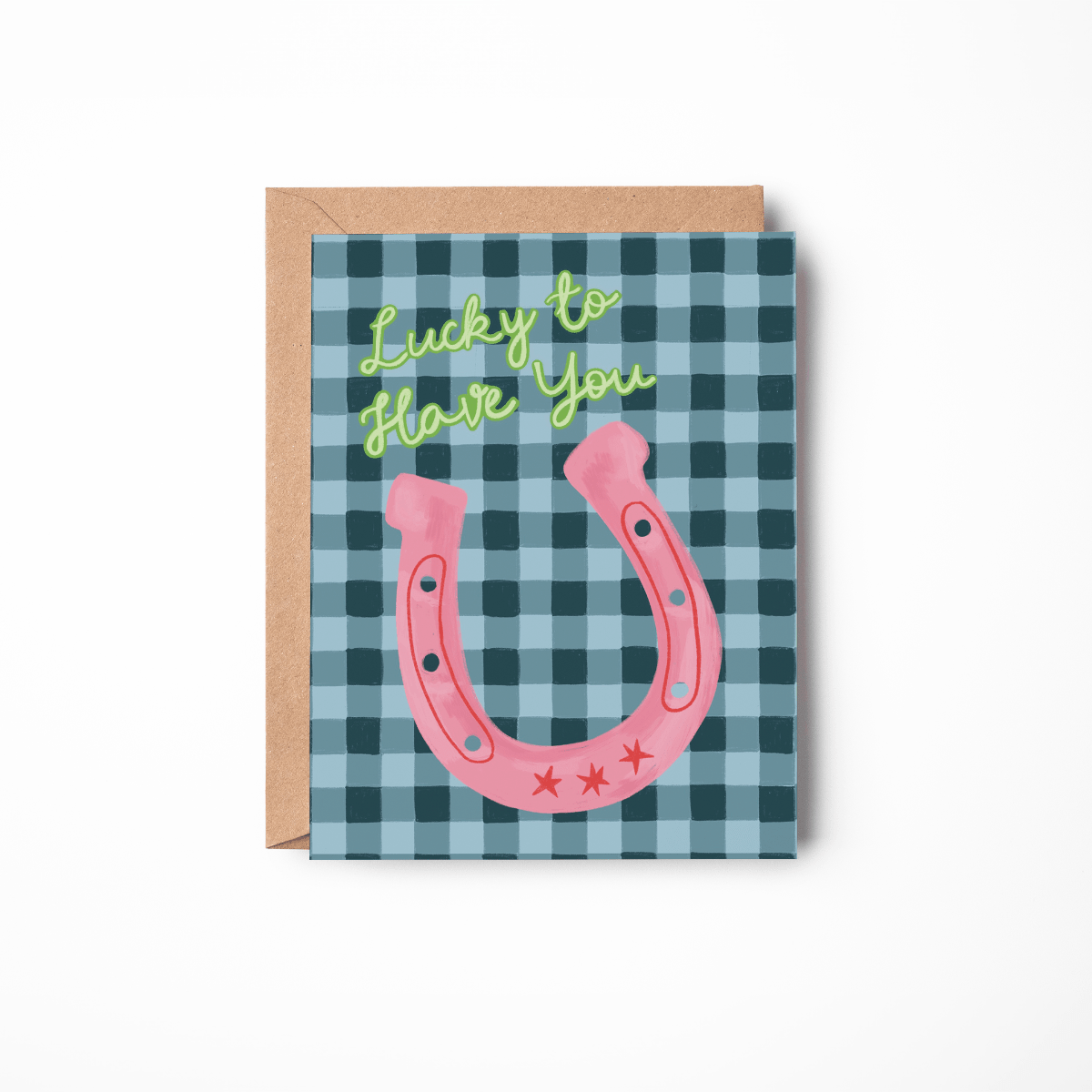 Lucky To Have You Card - Twirls + Twigs