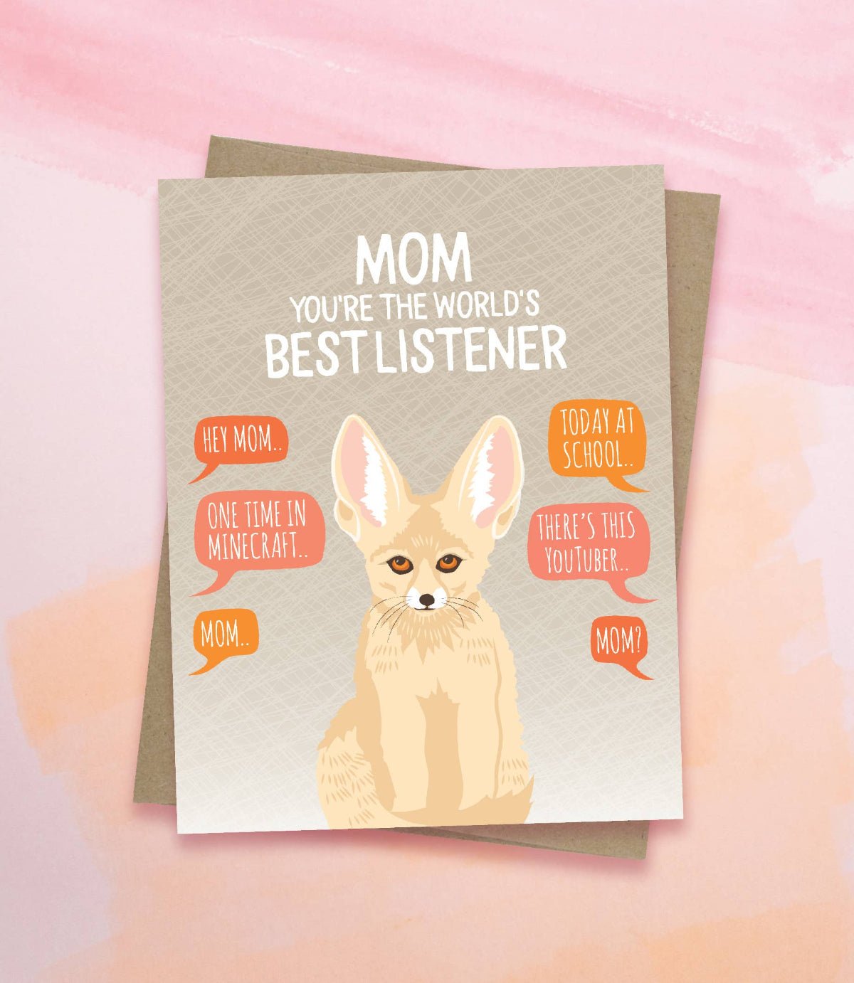 Best Listener Mom Card - Twirls + Twigs