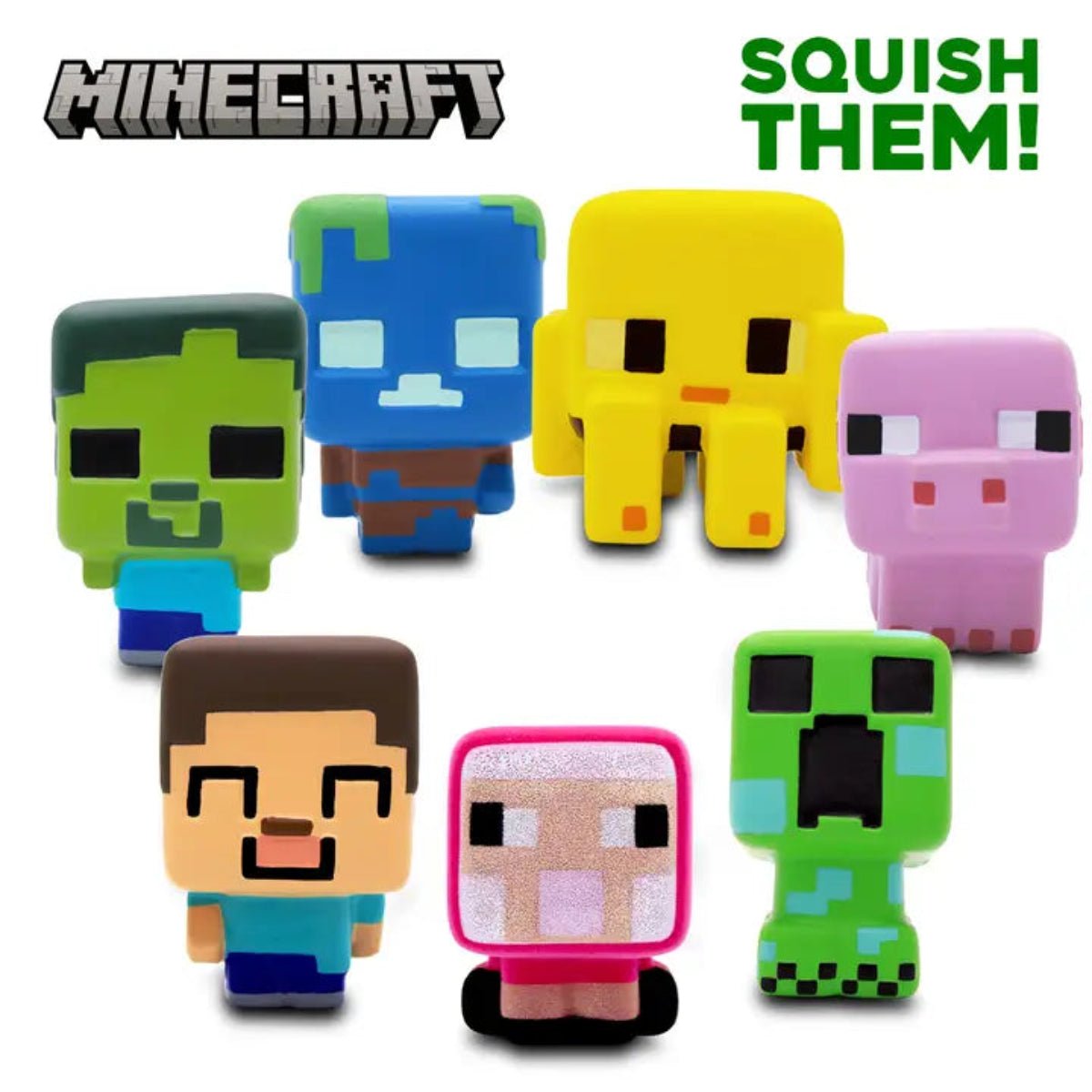 Minecraft 3.5" Bigger Squishme Scented Figures - Twirls + Twigs