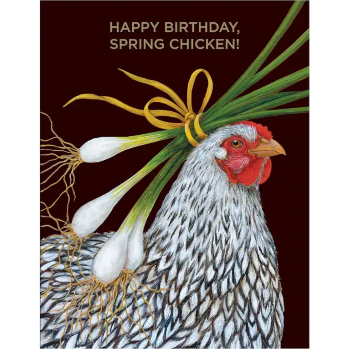 Spring Chicken Birthday Card - Twirls + Twigs