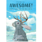 Jackalope Birthday Card - Twirls + Twigs