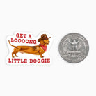 Little Doggie - Mini Sticker - Twirls + Twigs