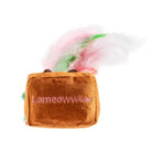 Lameowow Handbag Catnip Cat Toy with Feathers - Twirls + Twigs