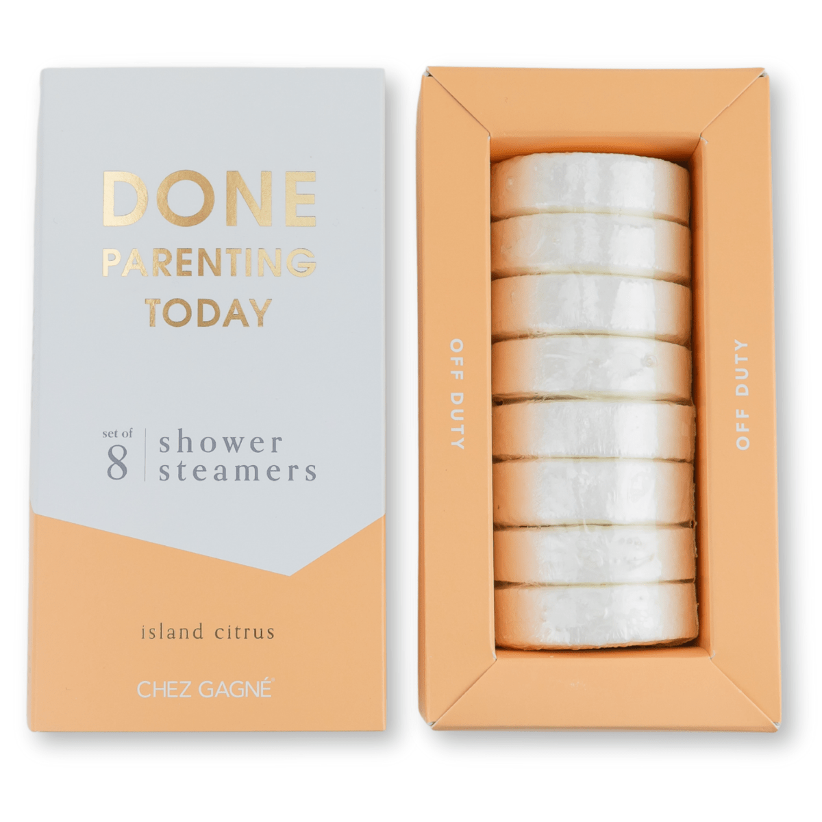 Done Parenting Today - Aromatherapy Shower Steamers - Island Citrus - Set of 8 - Twirls + Twigs