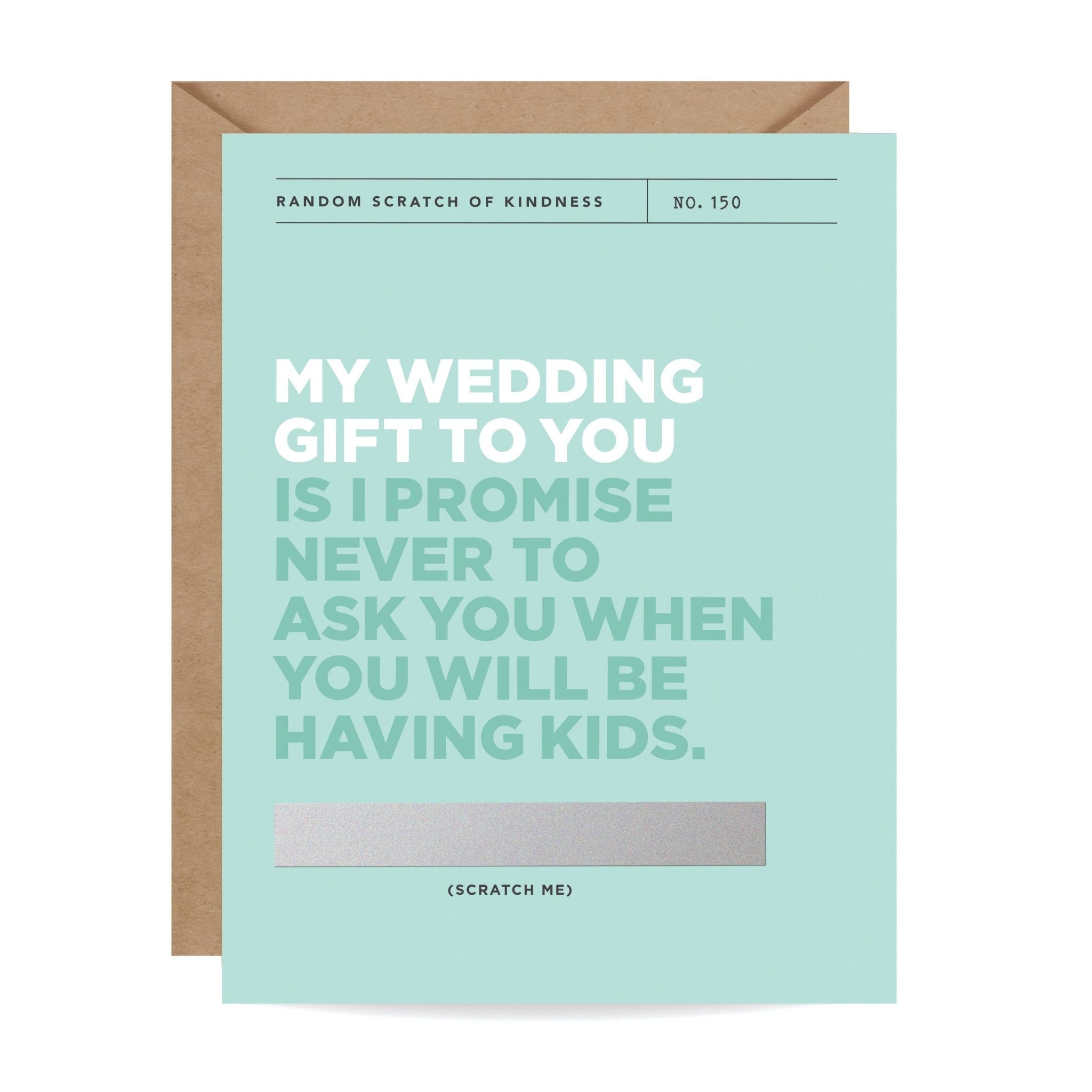 Scratch-off Card - My Wedding Gift to You - Twirls + Twigs